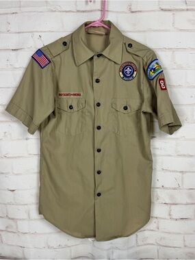 Boy Scouts Of America Uniform Shirt Size Small